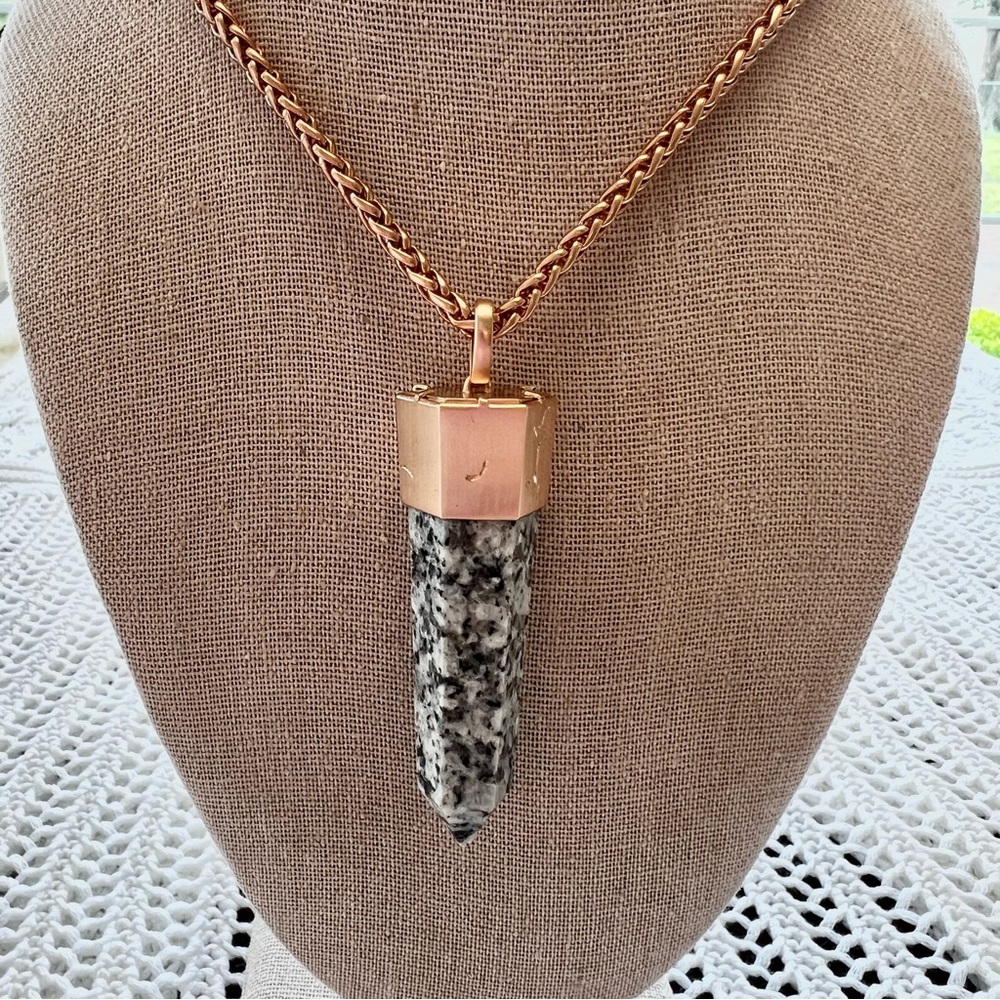 Kendra Scott Jayce Statement Necklace in Gray Granite